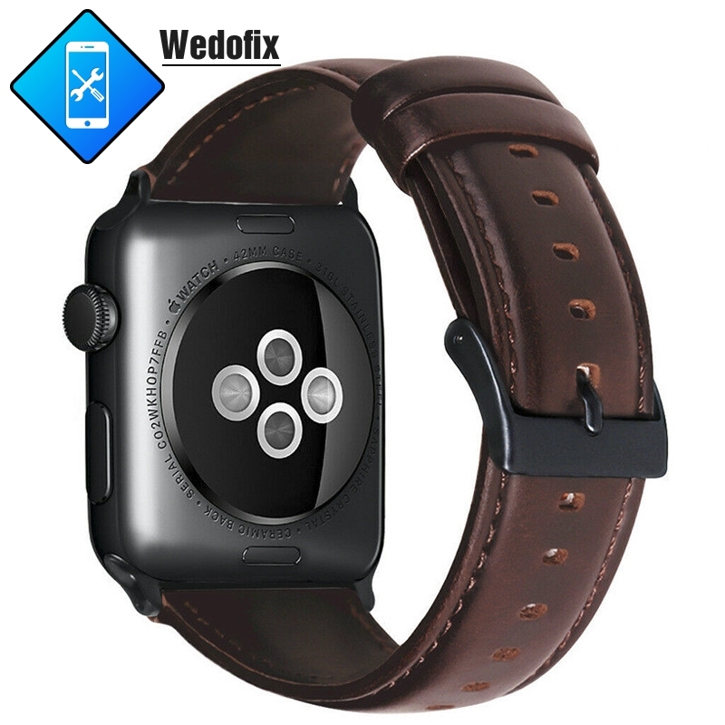 Crazy Horse Leather Strap Apple Watch Bands Frosted Suede Strap for iWatch 1 2 3 4