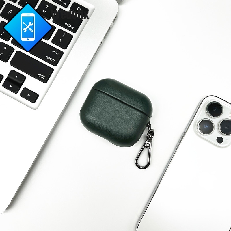 Leather Headphone Case Protective Cover for Airpods Pro 1G 2G 3G