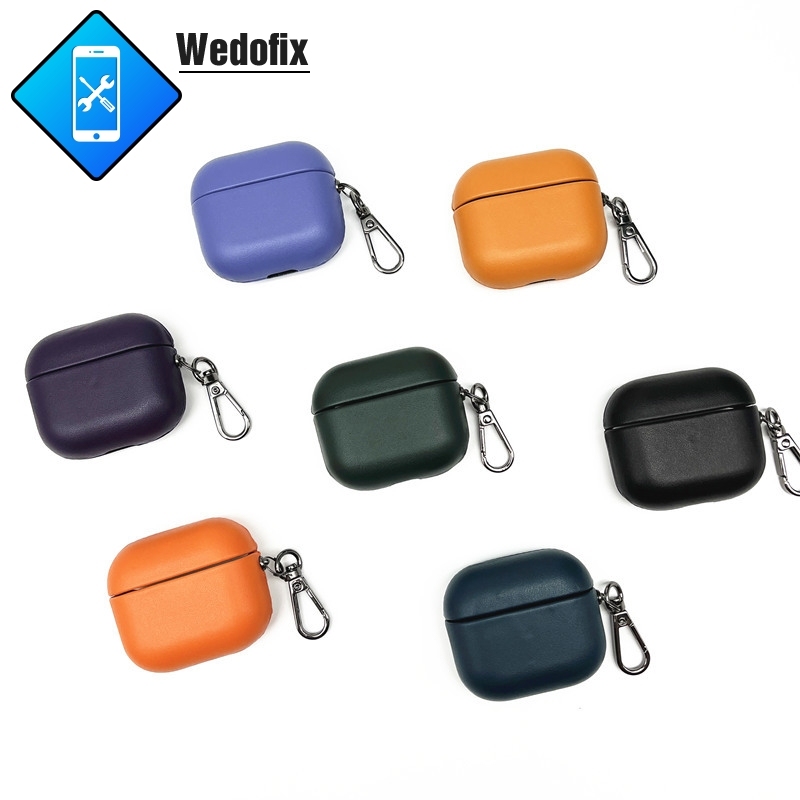 Leather Headphone Case Protective Cover for Airpods Pro 1G 2G 3G
