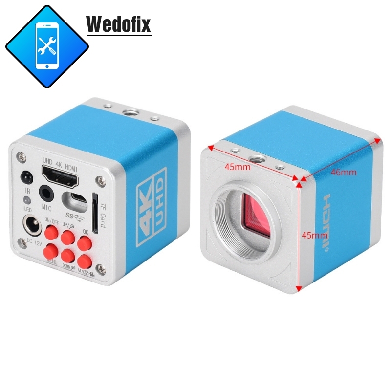 4K HD Camera Microscope Camera Electronics Eyepiece Industrial Camera for Mobile Phone Repair Micro Work 