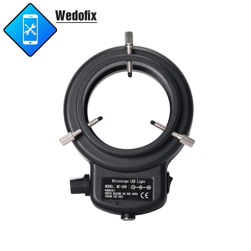 64mm 144 LED Adjustable Microscope Ring Light Illuminator for Stereo Microscope