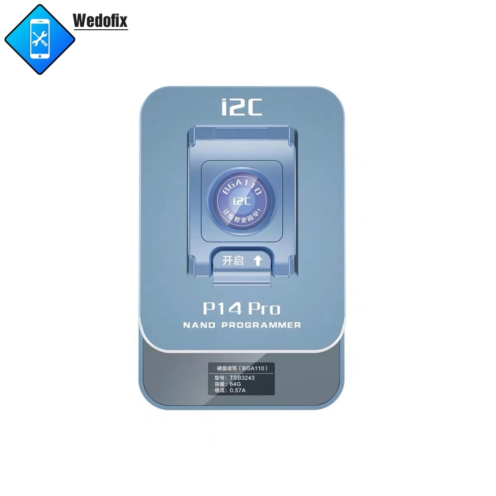 i2C P14pro Phone NAND Programmer with DFU Function OLED Digital Display Chip Programmer for iPhone iPad 