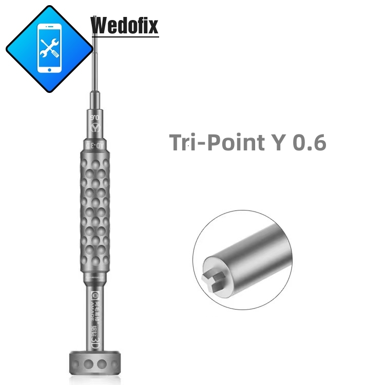 Amaoe Alluminum Alloy 3D Screwdriver Set Anti-slip Strong Magnetic for iPhone iPad Macbook Repair 