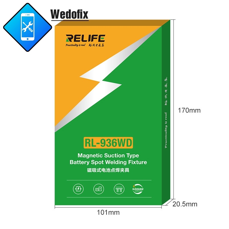 Relife Battery Spot Welding Fixture Battery Holder for Battery Repair Re-weld 