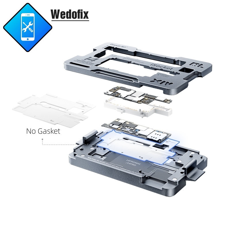 Qianli 4 in 1 iSocket Phone Motherboard Test Fixture for iPhone 14 14plus 14pro/max 