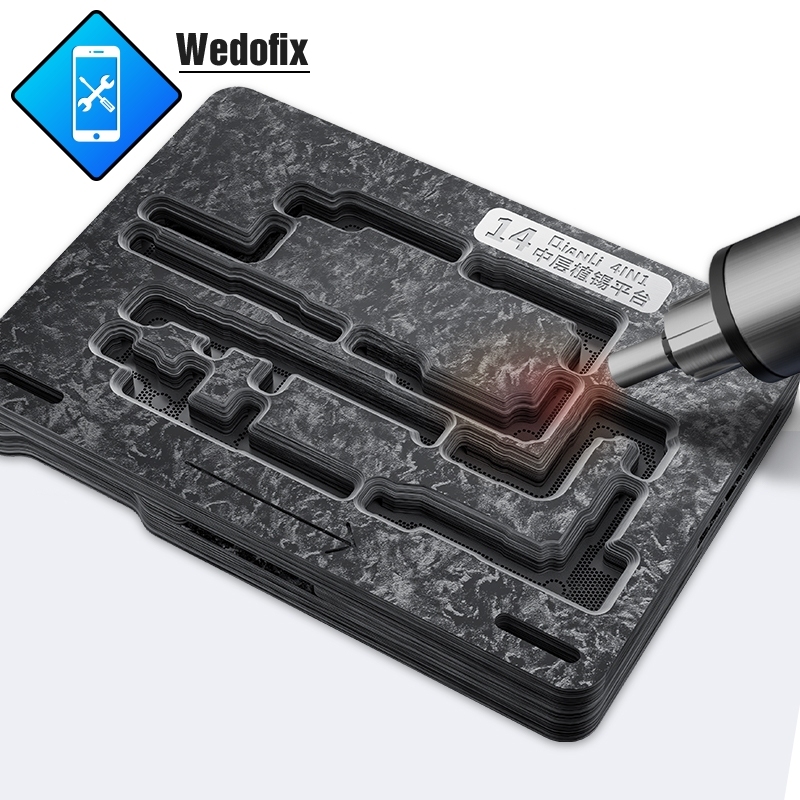 Qianli 4 in 1 BGA Reball Template Logic Board Middle Layer Plant Tin Platform for iPhone 14 14plus 14pro/max