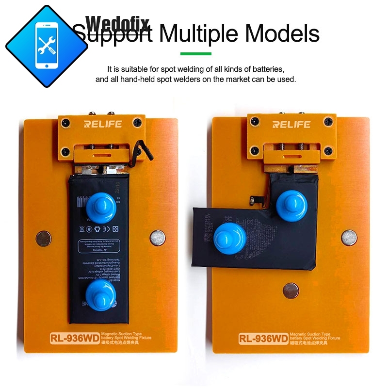 Relife Battery Spot Welding Fixture Battery Holder for Battery Repair Re-weld 
