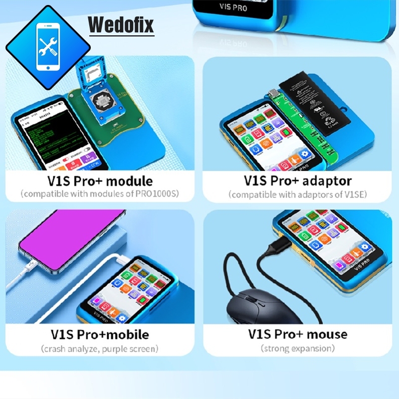 JC V1S Pro Programmer BGA110 BGA70 BGA315 Phone NAND Programmer NAND Read/Write Flash Tools for iPhone 6 - 14promax