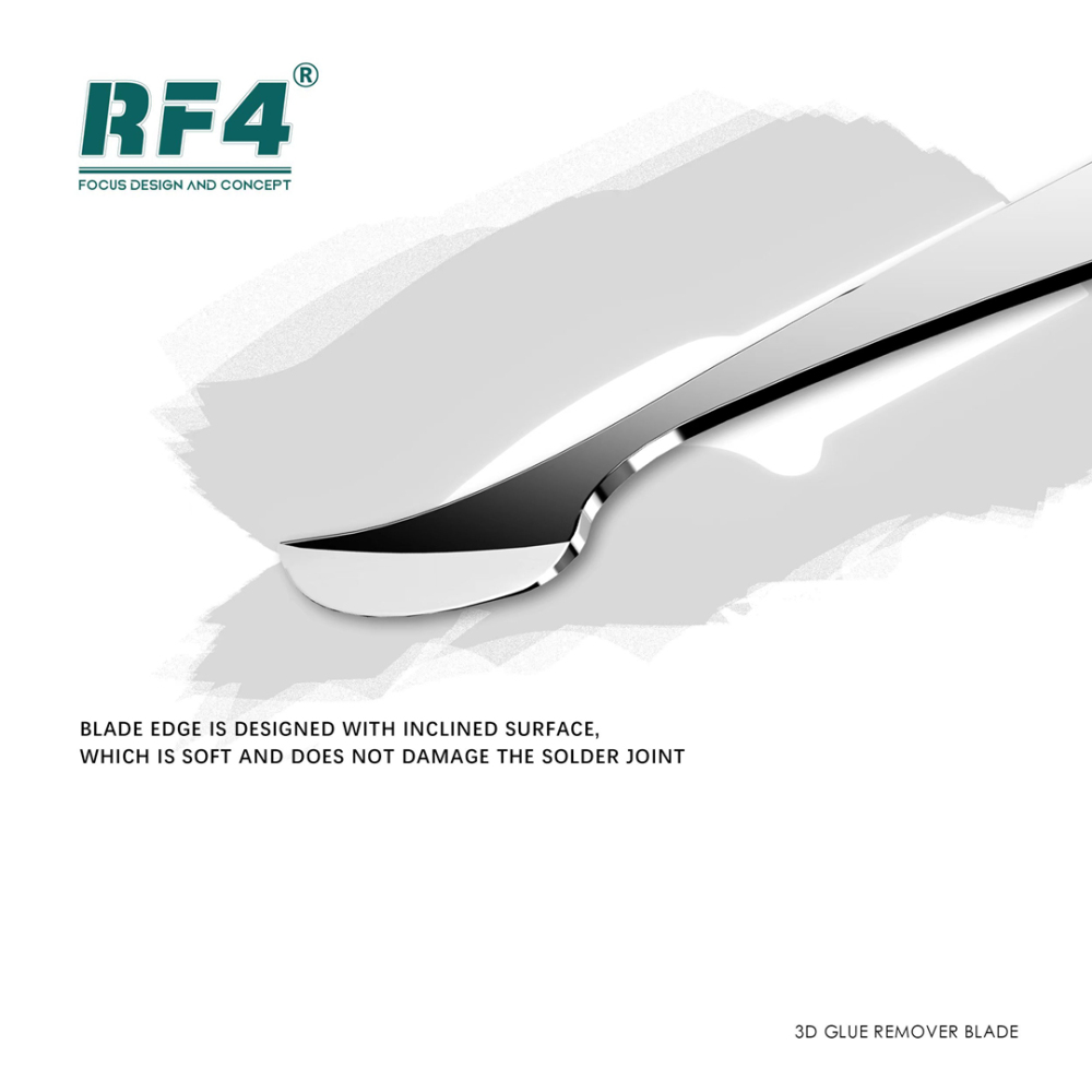 RF4 3D Blade with Cleaning Brush for CPU NAND IC Removal RF-KB11 Multi-functional Layered Knife with Replacable Brushes