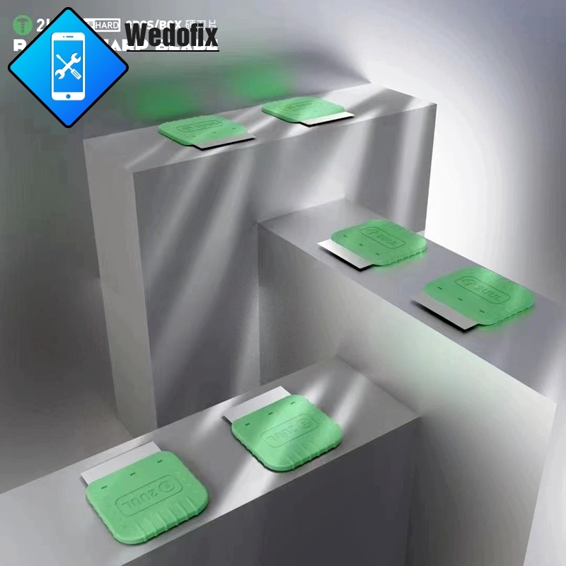 2UUL Soft Blade LCD Screen Adhesive Remove Blades Set Bracket Cutter for iPhone Samsung Edge Screen Opening