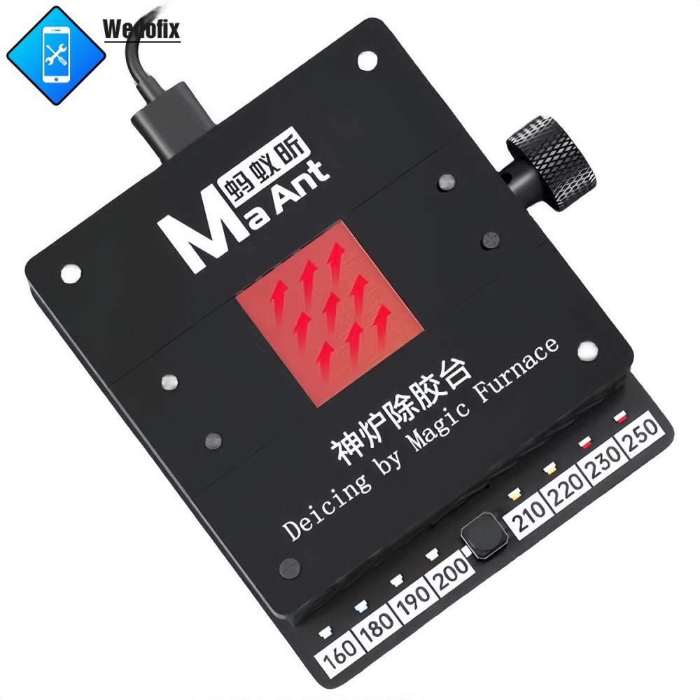 Maant SL-2 Upgraded Version CPU Heating Plate Glue Adhesive Degumming Station for Mobile Phone NAND IC CPU WiFi Module Clean