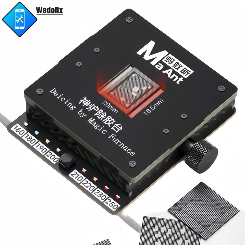 Maant SL-2 Upgraded Version CPU Heating Plate Glue Adhesive Degumming Station for Mobile Phone NAND IC CPU WiFi Module Clean