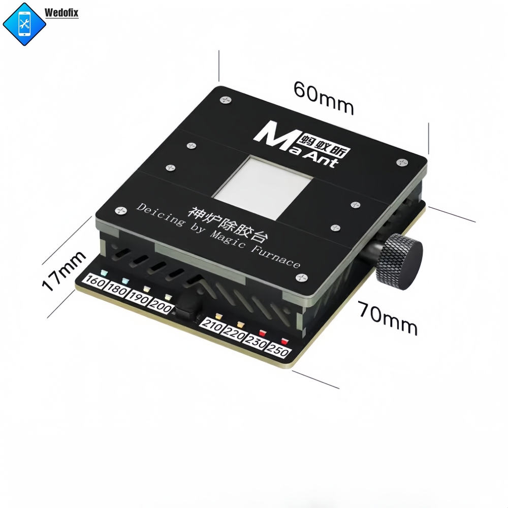 Maant SL-2 Upgraded Version CPU Heating Plate Glue Adhesive Degumming Station for Mobile Phone NAND IC CPU WiFi Module Clean