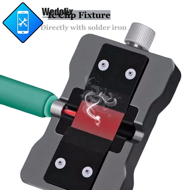 PPD IC Chip Holder with Heating Directly Pad Universal NAND CPU Glue Removal Holder for Electronics Components Repair