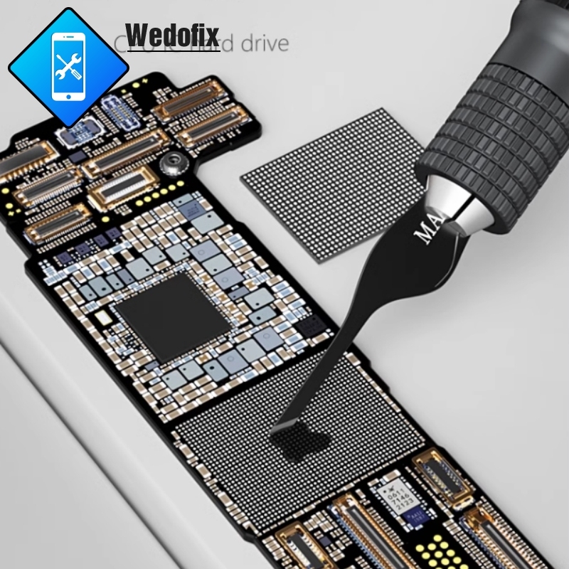 Maant CPU Glue Remove Blade with Handle Anti-corrosion High Toughness Blades for Phone IC NAND Clean Prying 