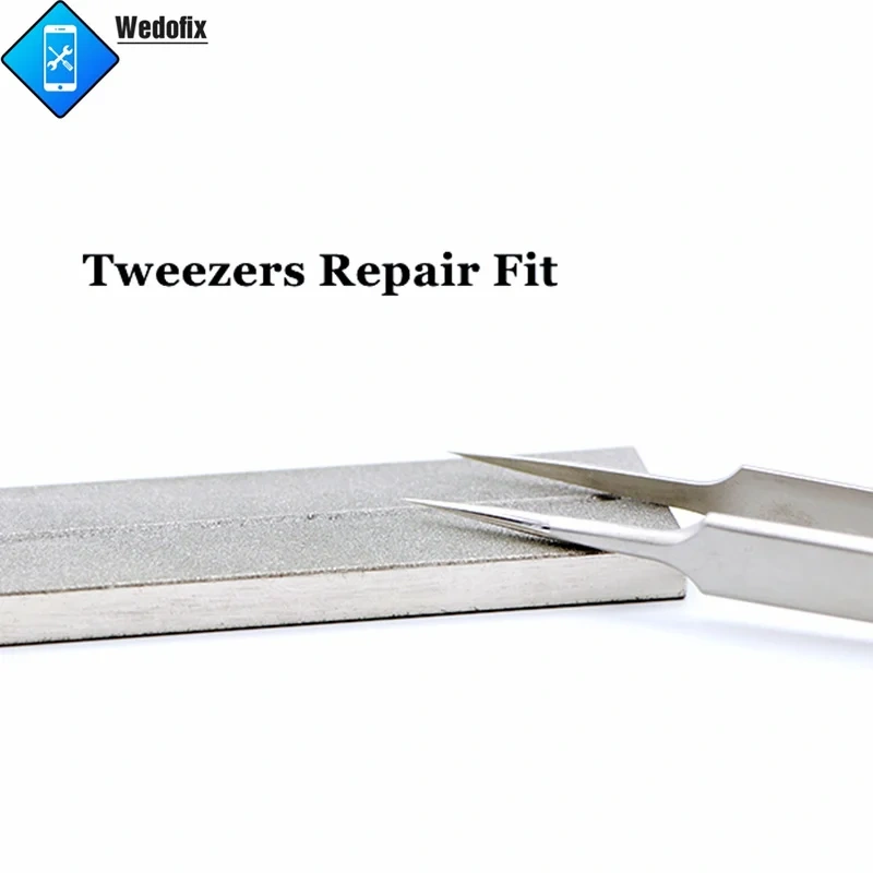 Amaoe Tweezers Polish Stone Solder Iron Tips Grind Stone Blade Repair Sharpness Tools for Mobile Phone Repair Tool Restore