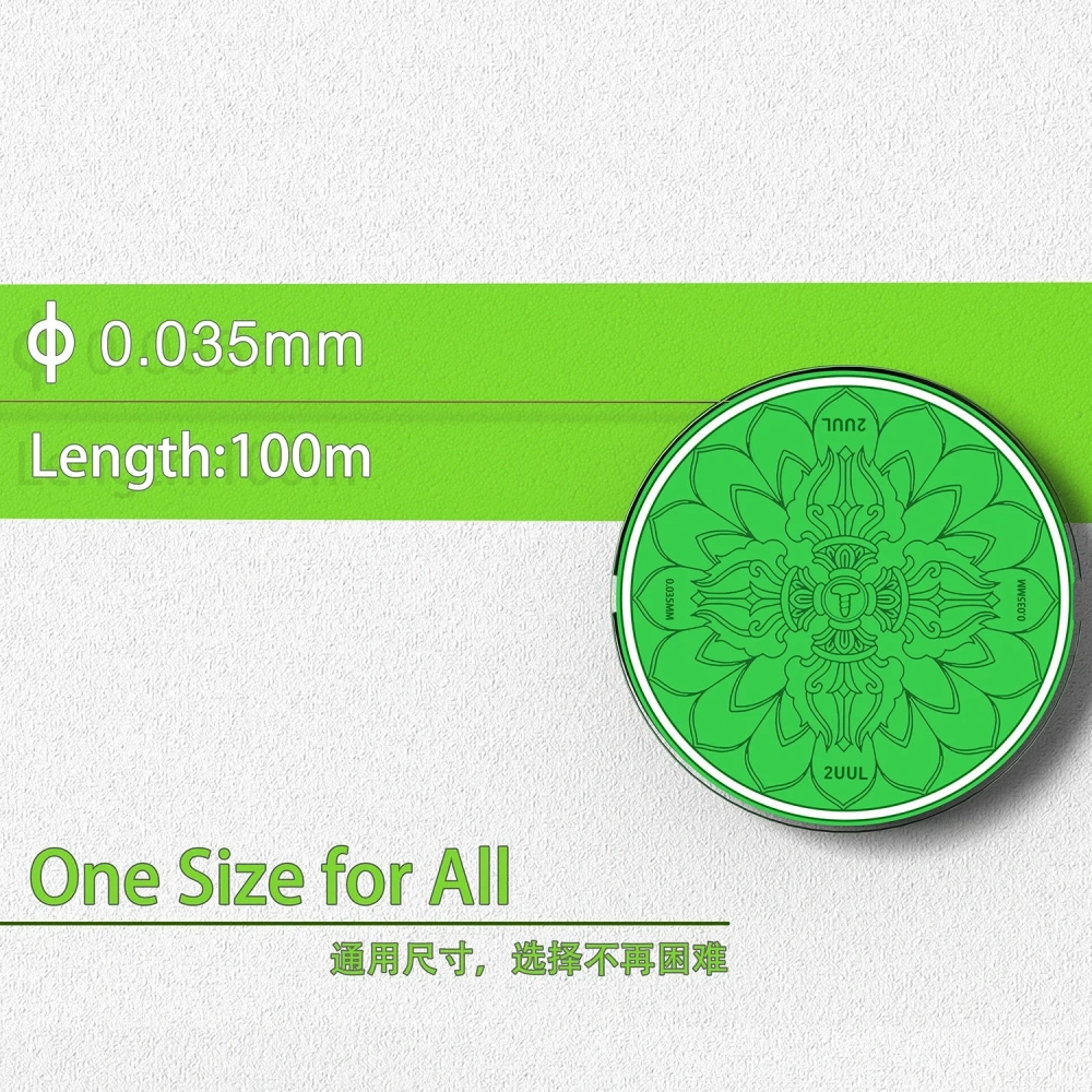 2UUL Screen Cutting Wire 0.035mm 100M Diamond Screen Seperate Tool for iPhone Samsung Edge Screen Refurbish