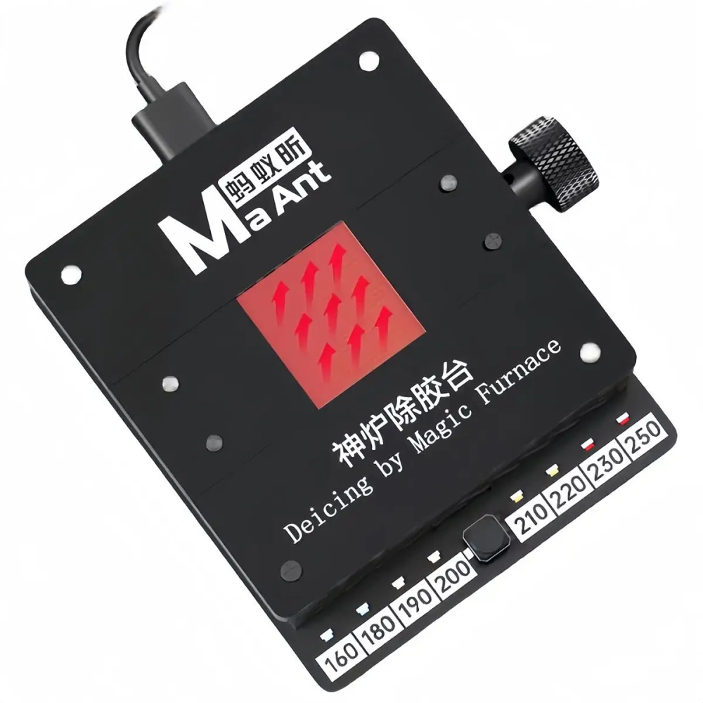 Maant SL-2 Upgraded Version CPU Heating Plate Glue Adhesive Degumming Station for Mobile Phone NAND IC CPU WiFi Module Clean