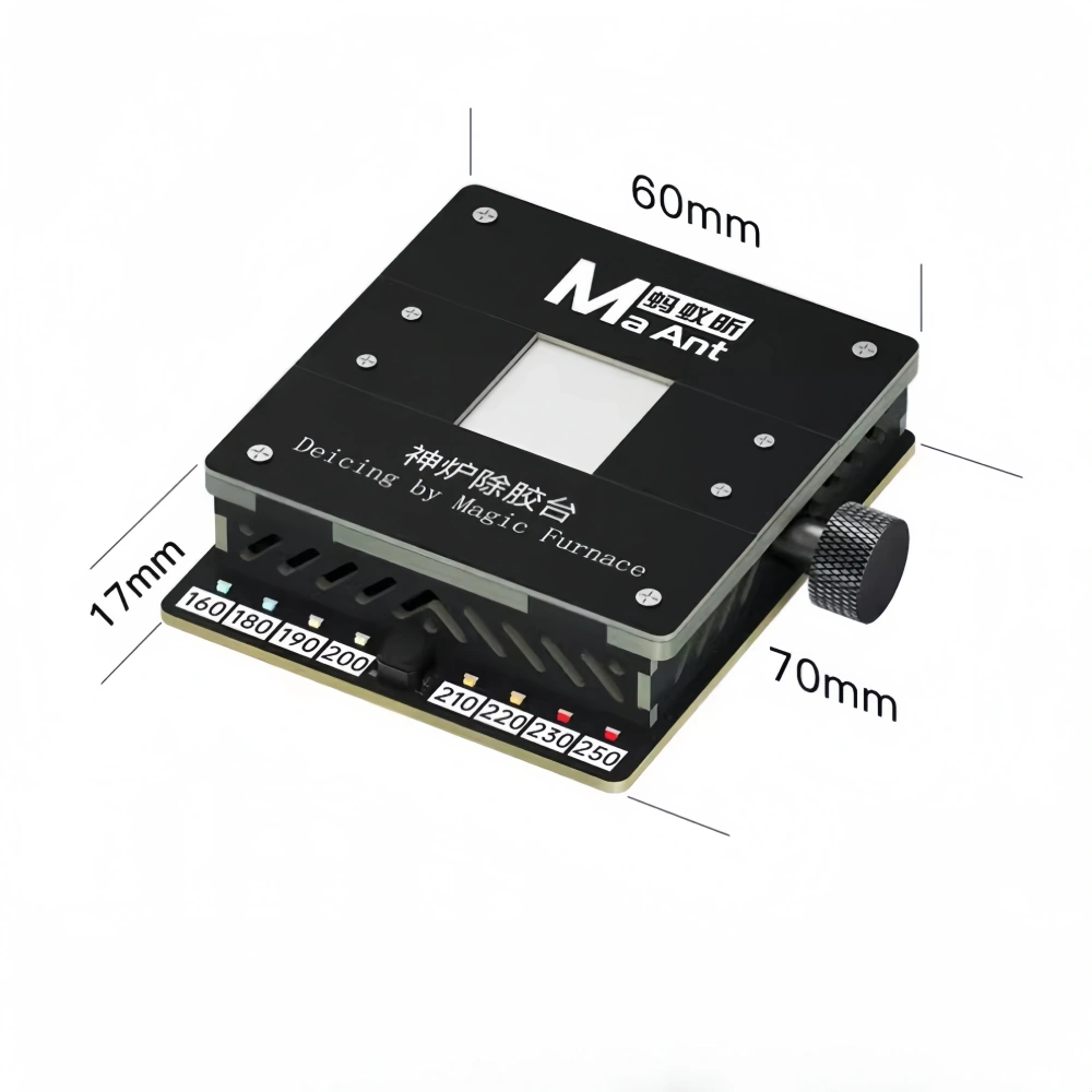Maant SL-2 Upgraded Version CPU Heating Plate Glue Adhesive Degumming Station for Mobile Phone NAND IC CPU WiFi Module Clean