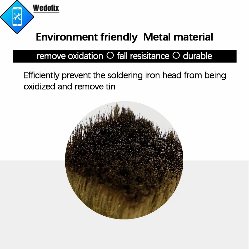 WL Electric Soldering Iron Tips Cleaning Brush Anti-Static Welding Iron Head Maintenance Aging Resistance Tool