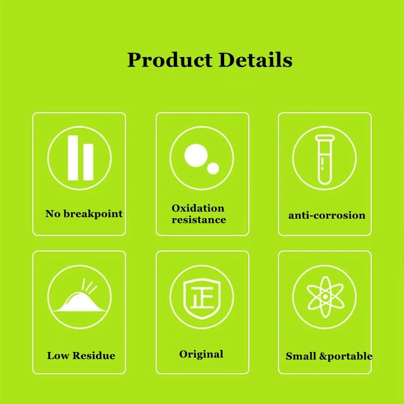 Luowei Desoldering Wick with Braided Cooper Wire Low Residue Anti-corrosion Soldering Accessories for BGA Microsoldering Work