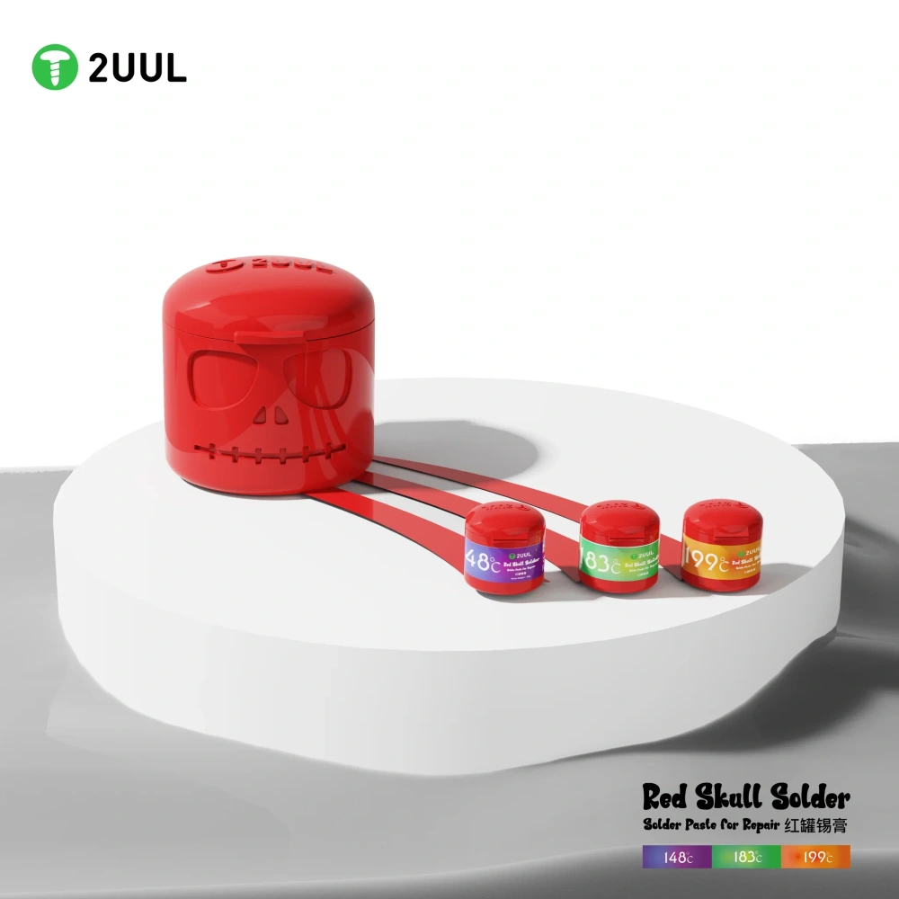 2UUL 50g Solder Paste Phone Maintence Welding Solder Consumbles for Motherboard NAND CPU BGA Components Repair
