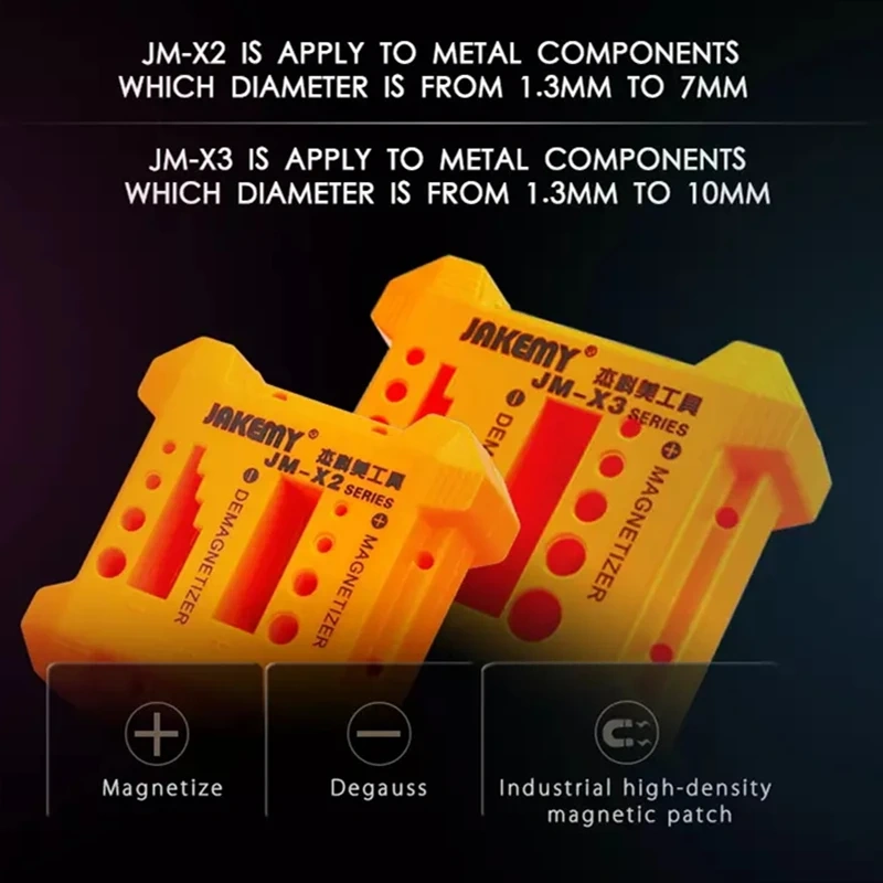JM-X2 Magnetizer Demagnetizer for Screwdriver Tips Bits and Wrench Metal Parts Accessories