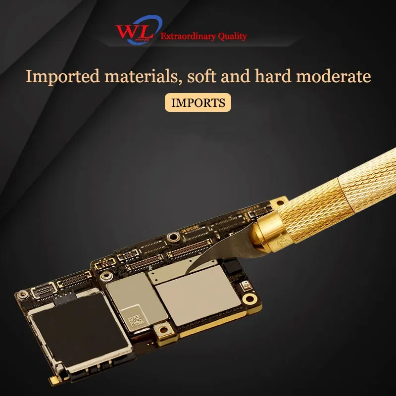 WL 15 in 1 Degumming Blade Set Ultra Thin Scraping Knife Kit for CPU Layering Motherboard Chip IC Edge Glue Remove Rework Tool