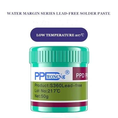 PPD Solder Flux Paste Lead-free Low Medium High Temperature Melting Point 138 158 183 217℃ Tin Welding Flux for BGA Phone Repair