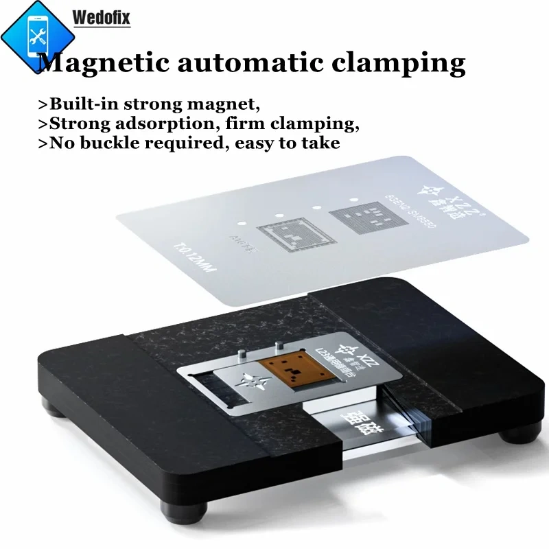 XZZ  L23 CPU Reballing Stencil with Position Mold BGA Reball Template for A16 A15 Qualcomm Hisilicon MediaTek Plant Tin Tools