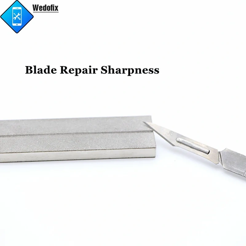 Amaoe Tweezers Polish Stone Solder Iron Tips Grind Stone Blade Repair Sharpness Tools for Mobile Phone Repair Tool Restore