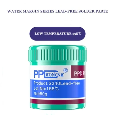 PPD Solder Flux Paste Lead-free Low Medium High Temperature Melting Point 138 158 183 217℃ Tin Welding Flux for BGA Phone Repair
