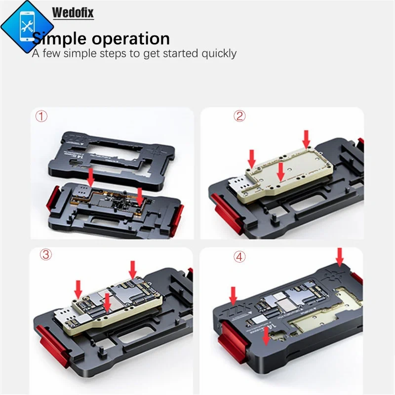 XINZHIZAO iSocket Motherboard Layered Test Fixture for iPhone 14 Pro Max Logic Board Function Detection Rack
