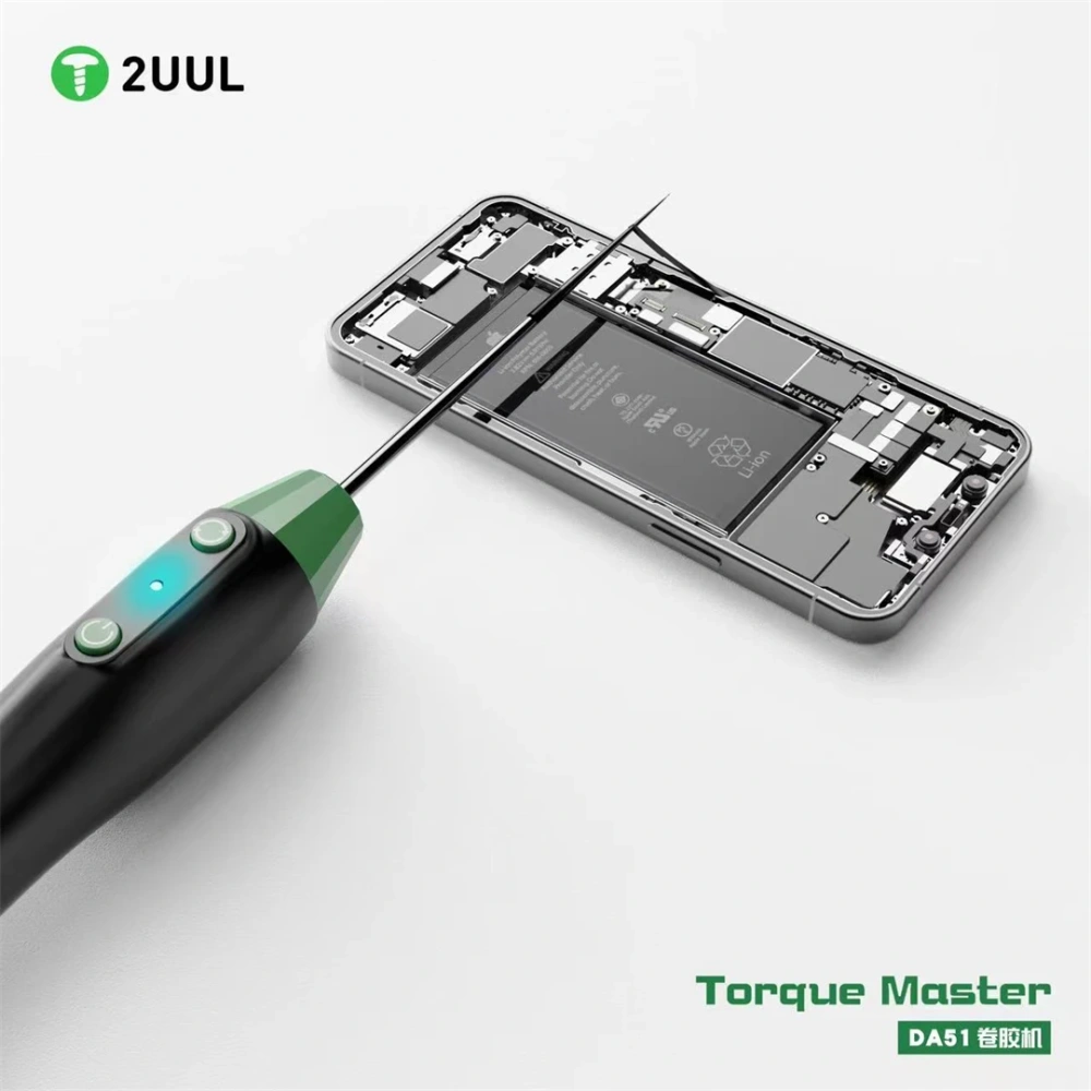 2UUL DA51 OCA Glue Clean Tool with Super Strong Torque Easy Clean for LCD Screen Adhesive OCA Cleaning