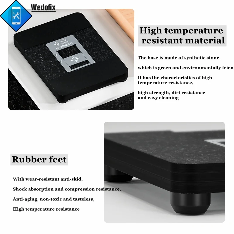 XZZ  L23 CPU Reballing Stencil with Position Mold BGA Reball Template for A16 A15 Qualcomm Hisilicon MediaTek Plant Tin Tools
