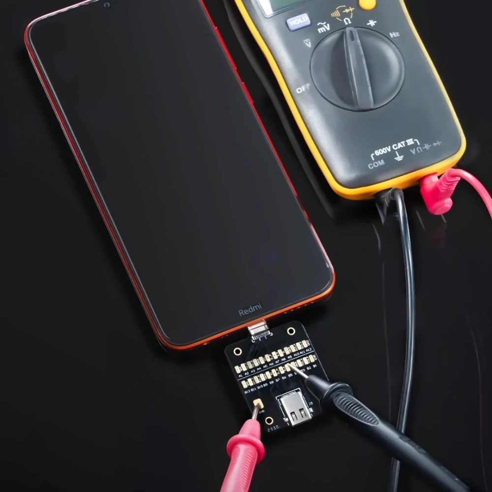 Qianli iBridge USB-C Tail Plug Tester DNDP Detection Board Type-C Charging Port Tester for Samsung Huawei iPhone