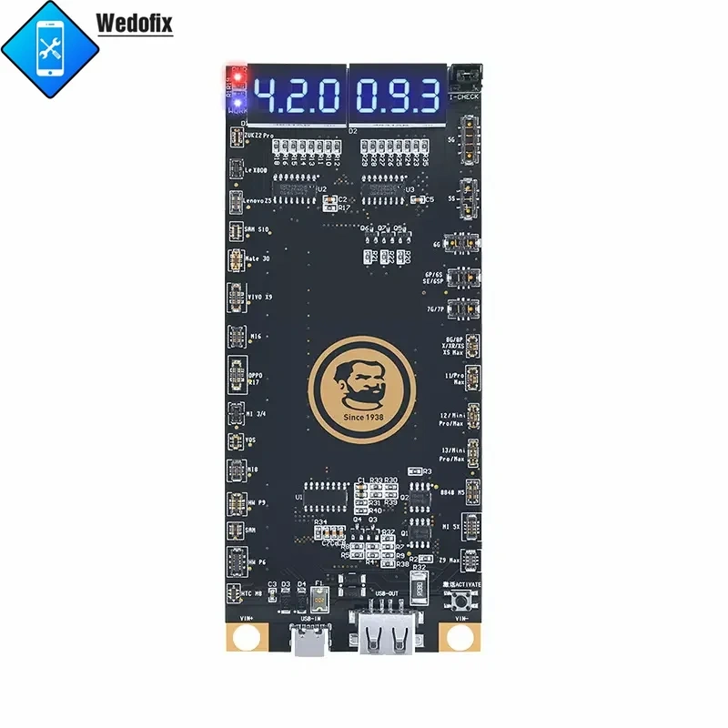 MECHANIC BA27 Battery Activation Detection Board Phone Battery Tester Repair Quick Charging for iPhone 5G-13 Pro Max Android