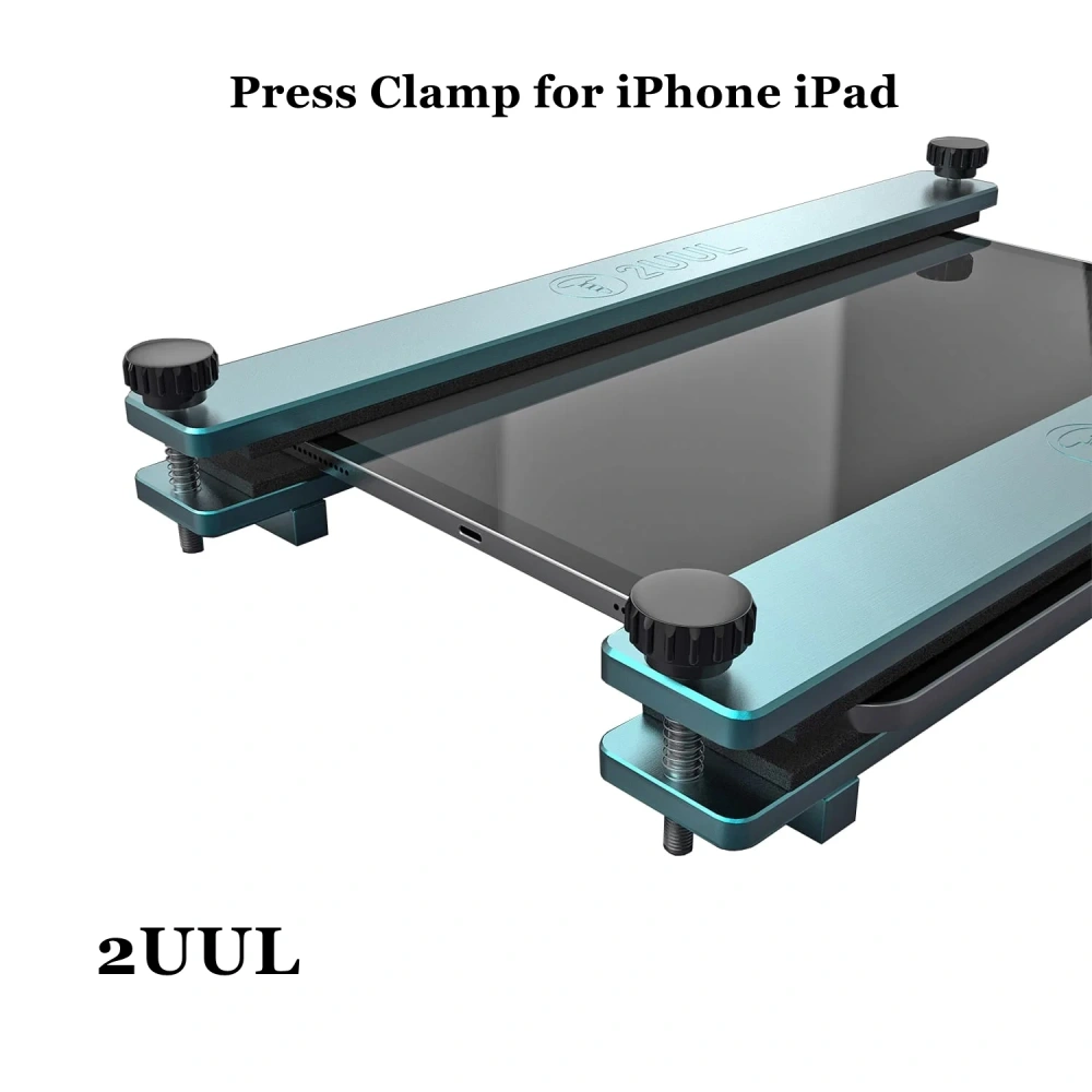 2UUL DA02 Oversize Metal Press Clamp Screen Clip Fixture Back Glass Press Mold for iPhone iPad Repair