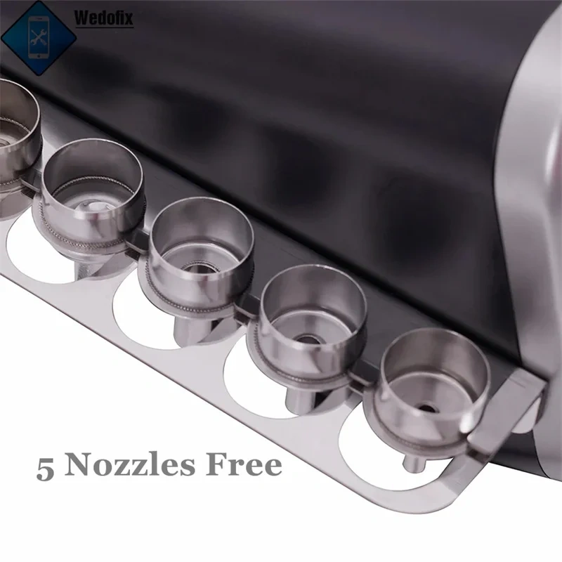 M Triangle 2 in 1 Solder Iron Station Digital Display Hot Air Gun 700W 450℃ Constant Temperature Lead Free Soft Whrilwind