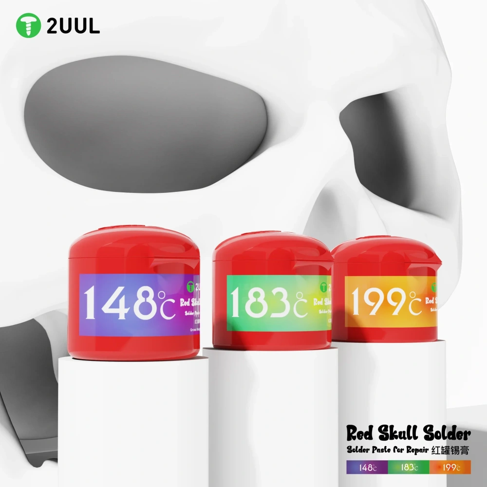 2UUL 50g Solder Paste Phone Maintence Welding Solder Consumbles for Motherboard NAND CPU BGA Components Repair