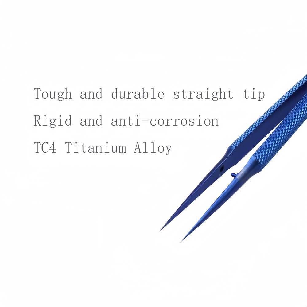 WEDOFIX High Precision Titanium Alloy Professional Tweezers for Electronics Repair Personal Hobby DIY Job