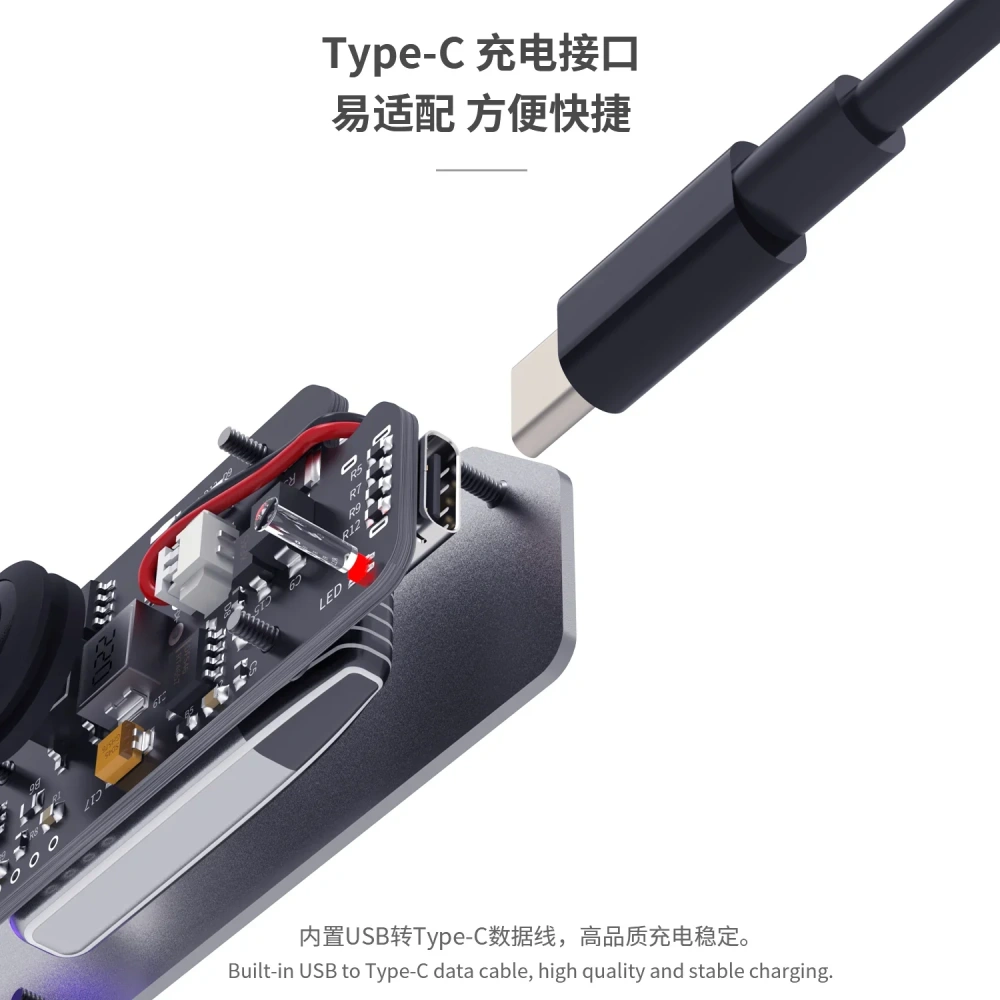 2UUL SC05 UV Light for Resin Curing with Type-C Port High Capacity Multi-functional UV Curing Lamp Green Oil Quick Drying Tool