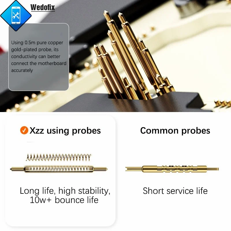 XINZHIZAO iSocket Motherboard Layered Test Fixture for iPhone 14 Pro Max Logic Board Function Detection Rack