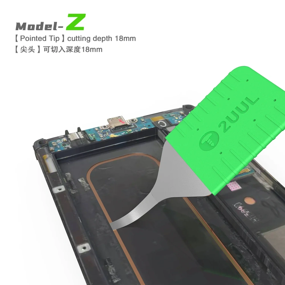 2UUL DA91 3pcs Phone LCD Screen Opening Pry Toolkits High Toughness and Inherent Flexibility Screen Opener