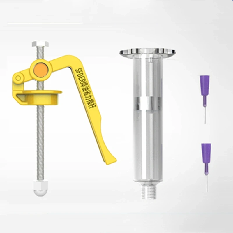 Solder Paste Extruder Solder Flux Glue Gun Welding Oil Squeeze Booster for Phone Repair Micro Soldering Work