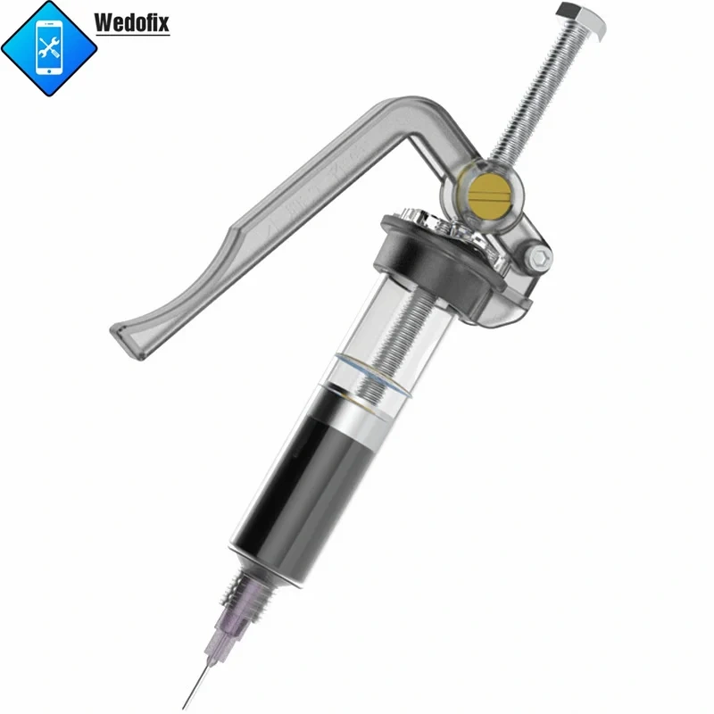 Solder Paste Extruder Solder Flux Glue Gun Welding Oil Squeeze Booster for Phone Repair Micro Soldering Work