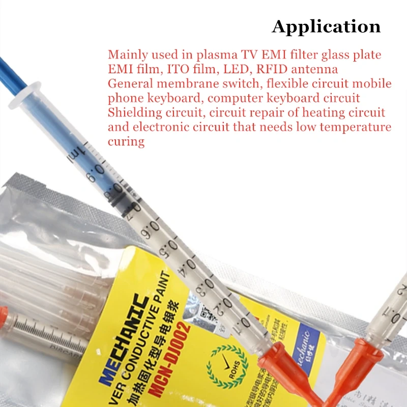 MECHANIC Conductive Glue Silver Conductive Paint Pen for Phone Screen Keyboard Circuit Board Paste Wire Electrically