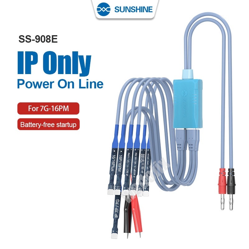 Sunshine SS-908E DC Power Supply Cable Battery-free Startup Intelligent Anti-burn for iPhone 6 - 16PM