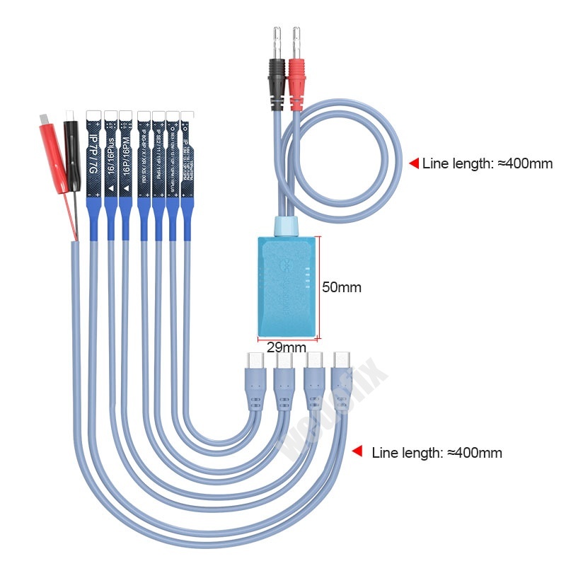 Sunshine SS-908E DC Power Supply Cable Battery-free Startup Intelligent Anti-burn for iPhone 6 - 16PM