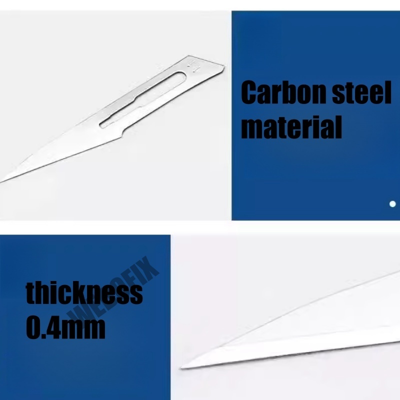 Multifunctional NO11 Blade SET Indurstrial Engraving Blades for Electronics Repair - 100pcs
